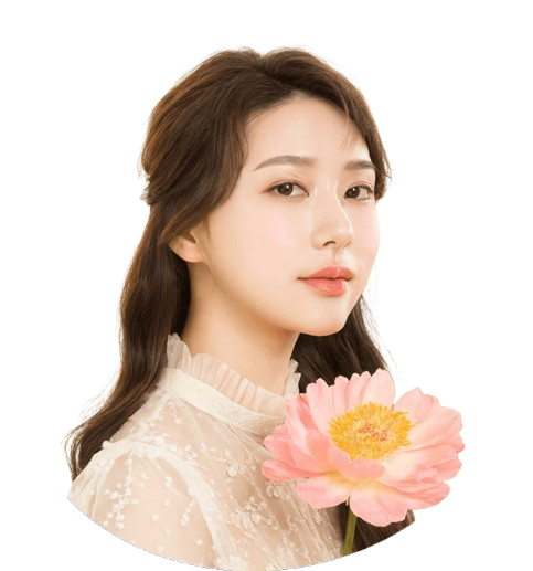 a girl with youthful look after thread lift in korea